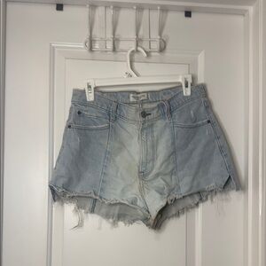 Abercrombie high rise cutoff shorts sz 28